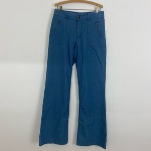 High Waisted Flared Denim Trousers by French Connection FCUK, Size 12